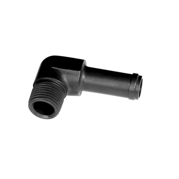 REDHORSE PERFORMANCE 1/4in Hose to 1/8in NPT Male 90Deg Black