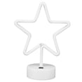 thumbnail image 2 of Letrero de estrella de cinco puntas de neón LED con brillo cálido, decoración perfecta para dormitorio y fiesta de cumpleaños, 2 of 10
