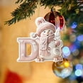 thumbnail image 5 of Uxgjfwu Snowman Ornament Pink 2D Acrylic Design for Christmas Tree Decoration, Holiday Hanging Decor for Home and Party, Flat lightweight Piece for Festive Scene Setup, 5 of 5