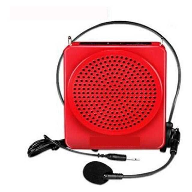 Mini Portable Digital Multimedia Voice Amplifier Recharable With Wired Microphone ,No Screeching Distortion
