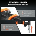 thumbnail image 5 of BENTISM 1 Inch Air Impact Wrench, Up to 3160 ft-lbs High Reverse Torque Output 1" Pneumatic Impact Gun w/ 8 Inch Extended Anvil & Carrying Case, 5 of 9