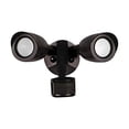 thumbnail image 2 of Ciata Projecteurs d'Éclairage pour l'Extérieur avec Détecteur de Mouvement, Tête de Balle DEL de 20 Watts, Double Tête, Conforme RoHS, Homologué IP65, 1900 Lumens, Protection contre les Surtensions 2KV et Détecteur de Mouvement, Fini Bronze – 4000K, 2 of 4