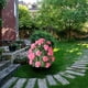 thumbnail image 4 of Fiudx Flores Artificiales, Elegante Decoración de Manzano Silvestre de Seda, Estacas Resistentes Incluidas, Decoración de Suelo de Geranio de Bajo Mantenimiento, Ideal para Jardín, Patio y Jardín, Me, 4 of 6