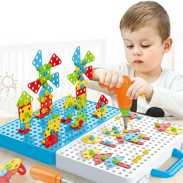Boîte de rangement de puzzle jouet, boîte de classification de blocs de  construction, boîte d'emballage de jouet d'assemblage pour enfants