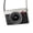 Black, variant on Camera Shape Portable Wearable Travel Cooling Fan Compact Quiet Neck Desk Fan for Outdoor Sports Bedroom Offices