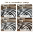 thumbnail image 7 of ODIKA 8'x10' Washable Area Rug Non-Slip Chair-Friendly Mat Checkered Bold Border Doormat Layering Front Under Plaid Large Playful for Dining Room, Office, Lounge, 7 of 7