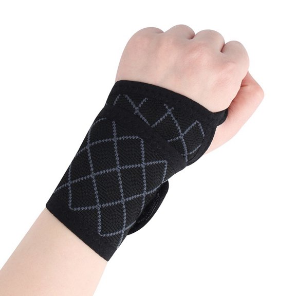 Visland 2PCS Adjustable Wristband Elastic Wrist Wraps Bandages Wrist Support Brace for Fitness, Weightlifting, Tendonitis, Carpal Tunnel Arthritis, Joint Pain Relief, Wrist Tendonitis