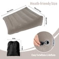 thumbnail image 6 of RoamReady Inflatable Wedge Pillow, for Adult Portable Adjustable Support, Acid Reflux, Leg Elevation, Post Surgery, Travel with Storage Bag, 6 of 6