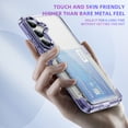 thumbnail image 2 of for Samsung Galaxy S24 Case Wallet, Samsung Galaxy S24 Case Clear Protective Case Credit Card Holder Heavy Duty Shockproof Anti-Scratch Anti-Yellow Cover for S24 Transparent - Purple, 2 of 8