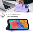 thumbnail image 3 of Compatible with Samsung Galaxy M33 5G Classic Embossed PU Leather Case with Card Holder Shockproof Cover, 3 of 5