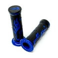 thumbnail image 2 of Krator ATV / PWC Flame Hand Grips Blue Set Handgrip Grip Compatible with Arctic Cat Thunder Cat, 2 of 5