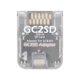 thumbnail image 1 of Adaptador de tarjeta de memoria Plug and Play para consolas de juegos GameCube Wii (transparente), 1 of 2