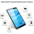 thumbnail image 3 of [2 Pack] ProCase Screen Protector for Lenovo Tab M8 HD LTE 2021 / Tab M8 HD/Smart Tab M8 / Tab M8 FHD 2019, Tempered Glass Screen Film Guard for Lenovo M8 8.0 Inch Tablet, 3 of 8