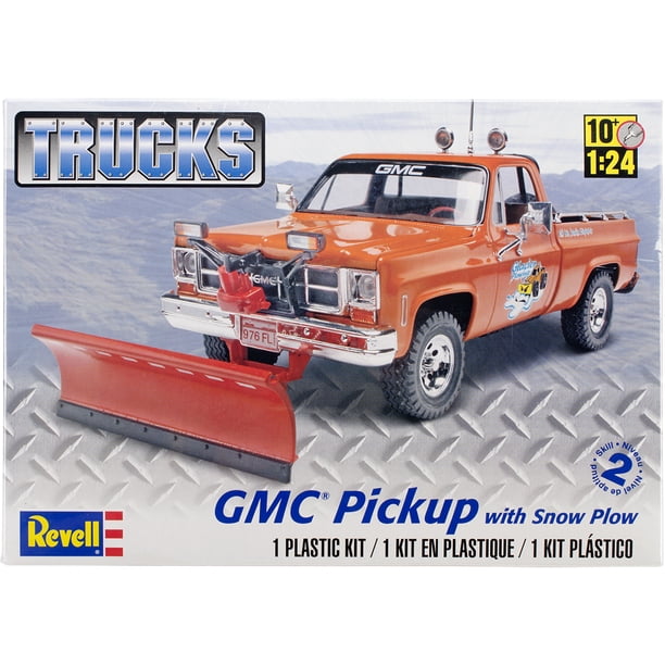 Plastic Model Kit GMC Pickup W/Snow Plow 124