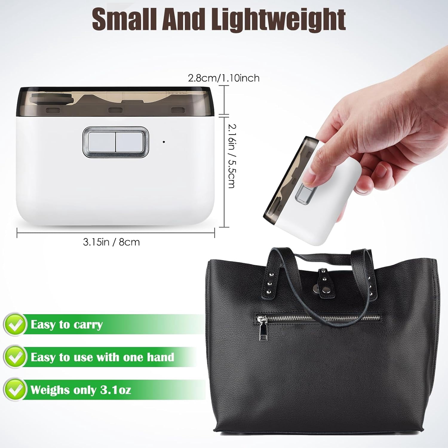 Automatic Nail Clipper with Nail File, Electric Baby Nail Clippers with Light, Rechargeable Nail Clippers with Catcher, Electric Nail File for Baby, Kids, Seniors, Caregivers