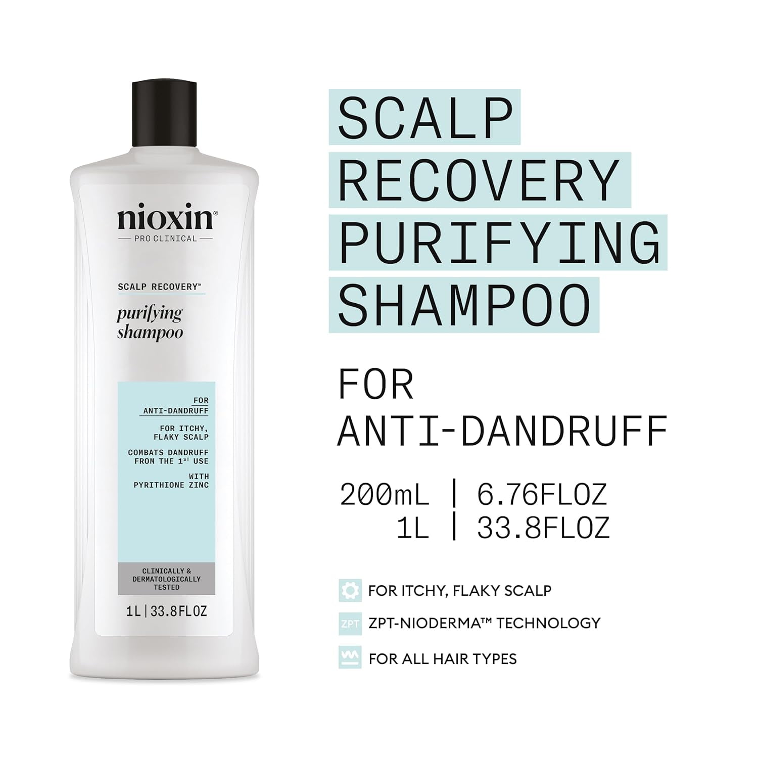 Nioxin Scalp Recovery Purifying Shampoo 33.8 oz