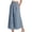Blue, variant on Wide Leg Pants for Women Stripe Pocket Culotte Trousers Loose Ankle Length Casual Womens Pants Pink L