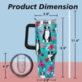 thumbnail image 4 of Pitbull Gifts Dog Tumbler Cup for Women Men 40oz Stainless Steel Insulated Travel Mug with Lid and Straw, 4 of 6
