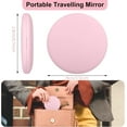 thumbnail image 5 of HTSQYL Travel Mirror with Light, Rechargeable 1x/10x Compact Magnifying Mirror, Dimmable Pocket Mirror,3.5inch Travel Size,Portable for Handbag,Purse,Gift,Pink, 5 of 7