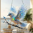 thumbnail image 2 of Graddi Spirit Bluebird, Hummingbird Suncatcher, Winged Cardinal Christmas Ornaments, Acrylic Colorful Birds Christmas Decoration for Windows & Doors (2), 2 of 7