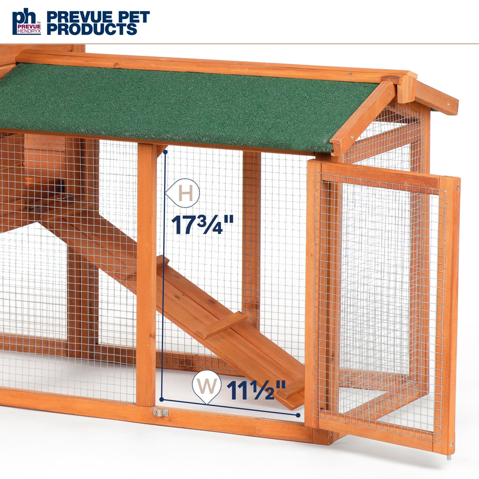Prevue Pet Products Rabbit Hutch with Double- Run 4600