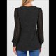 thumbnail image 4 of Blusas de Encaje de Larga para Mujer, Suéteres de Cuello en V A para Otoño 2025, Atuendos Elegantes e Informales de Invierno Negro L, 4 of 9