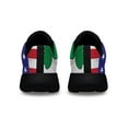 thumbnail image 4 of Irish American flag US Shoes Sneakers for Women Men Black Size 10, 4 of 7