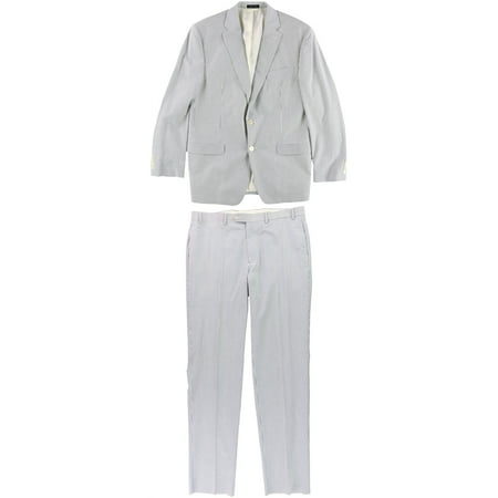 Ralph Lauren Mens Ultraflex Two Button Formal Suit, Blue, 38 Regular / 32W x 38L