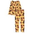 thumbnail image 6 of FOR U DESIGNS Bone Dachshund Pajamas for Women Set 2 Piece Sleepwear Long Sleeve Pants Size XS Loungewear for Women Nightwear Long Crew Neck Tops Ladies Jogger, 6 of 6