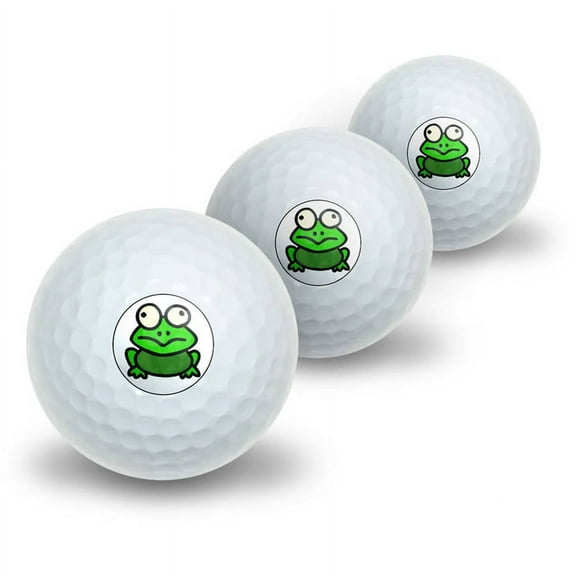 Frog Toad Novelty Golf Balls, 3pk