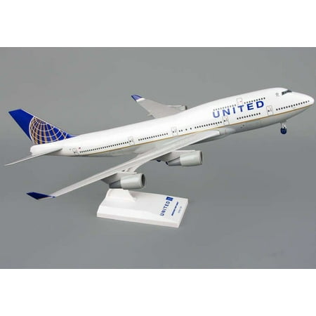 Skymarks United Airlines 747-400 1/200 Scale Model Plane with (Best Flite Test Plane)