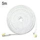 thumbnail image 1 of Cable de red tipo Cat7, oficina en casa, hotel, cable plano para Internet, cable Ethernet, tipo plano, blanco, 5 metros Methold EL4498-11, 1 of 2