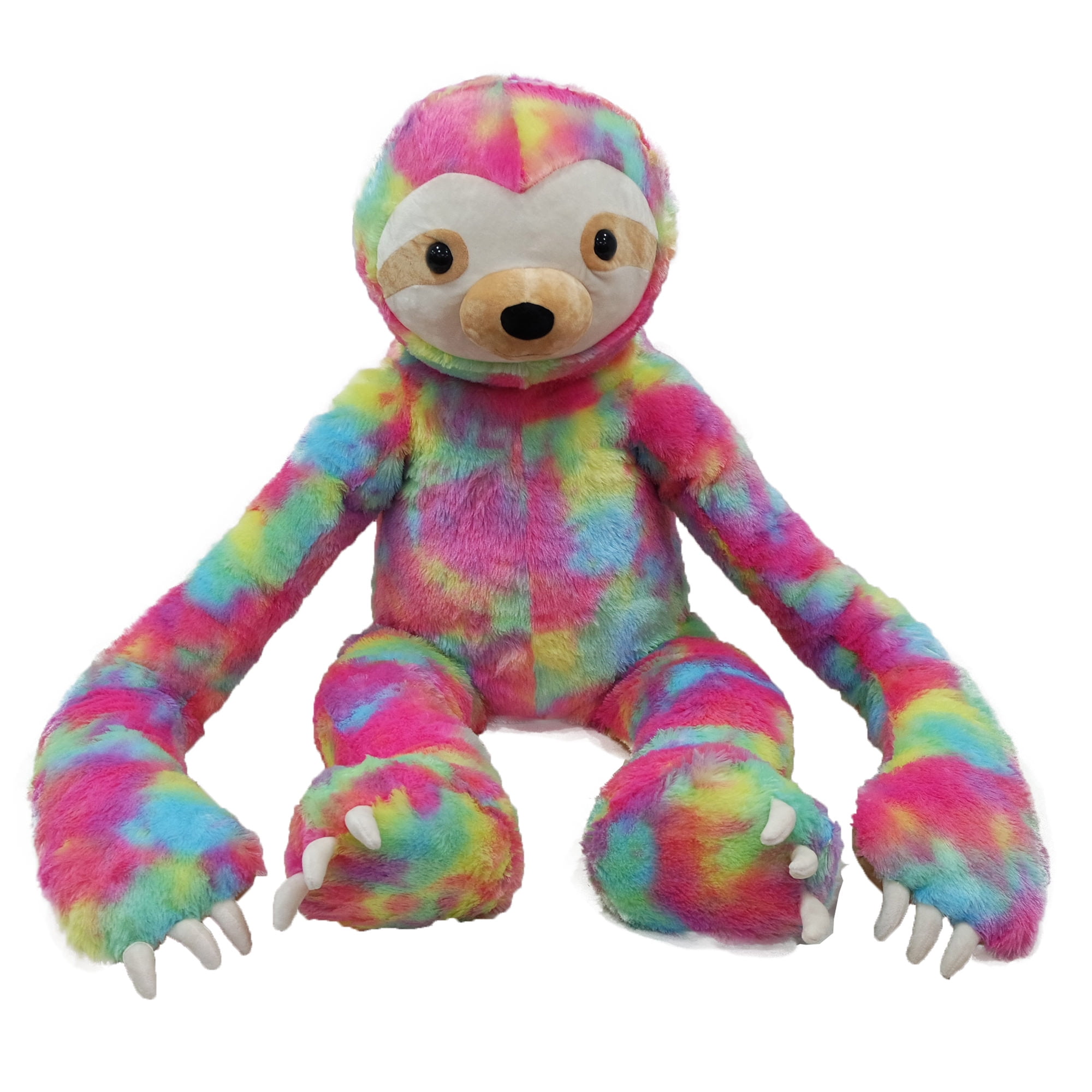 giant rainbow sloth stuffed animal