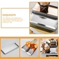 thumbnail image 6 of Stainless Steel Storage Tray Home Decor Vanity Table Jewelry Organizer Jewelry Display Holder Stainless Steel Plate Girl, 6 of 6