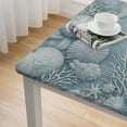 thumbnail image 4 of BANET Nautical Coastal Rectangle Tablecloth Beach Ocean Print Table Cloth Waterproof Stain Resistant Wrinkle-Free Table Cover for Kitchen Dining Room Indoor and Outdoor Picnic Party, 4 of 7