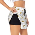 thumbnail image 2 of Haiem Gold Rabbit Women's 2 in 1 Running Shorts - Lightweight Athletic Workout Gym Yoga Breathable Sports Shorts Liner with Phone Pockets-Medium, 2 of 9