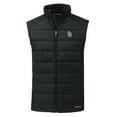 thumbnail image 2 of Men's Cutter & Buck Black San Diego Padres Evoke Hybrid Eco Softshell Recycled Full-Zip Vest, 2 of 3