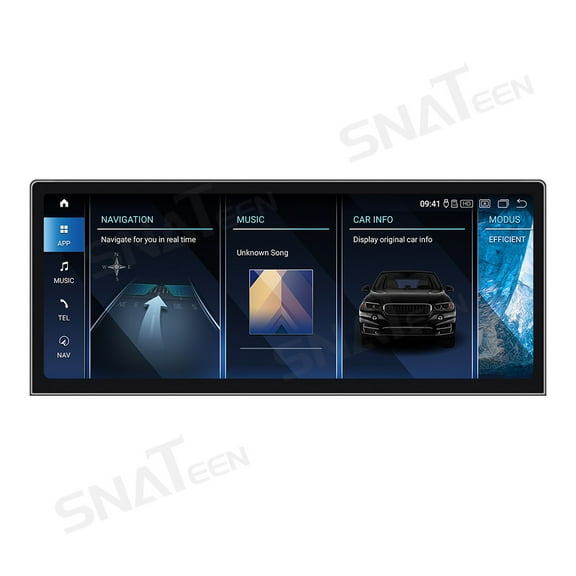 SNATEEN 12.3 inch Ultra-thin Car Stereo for BMW 3 Series E90 2005-2012 CCC System Android 13 Car Radio Multimedia GPS Navigation Wireless Carplay