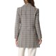 thumbnail image 3 of CHAQUETA BLAZER DE TWEED A CUADROS DOBLE BOTÓN ELEGANTE CON SOLAPA NOTCH PARA MUJERES CHIC L MARRÓN, 3 of 6