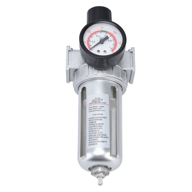 Regulator Compressed Air Filter Regulator Combo Pressure Gauge Kit Water Separator for Compressor