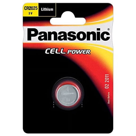 Panasonic Cr 2025 3 Volt Lithium Battery