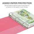 thumbnail image 6 of Samsill Earth's Choice Durable 2" Round Ring View Binders, Pink 2 Pack, 6 of 7