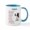 White/Blue Inside, variant on CafePress - Virgo Mug - 11 oz Ceramic Mug - Novelty Coffee Tea Cup
