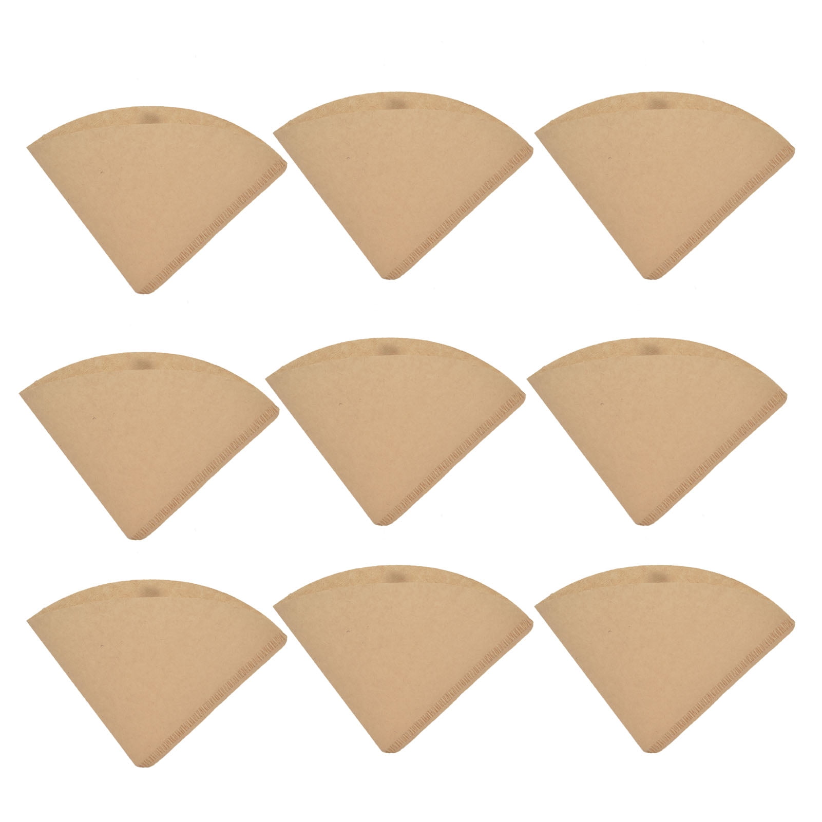 Lot de 100 feuilles de papier filtrant naturel pour cafetière, taille V60, gain de temps V02