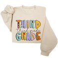 thumbnail image 5 of Weikingp Teacher Inspired Outfits Womens Back To School Outfit Teacher First Day Of School Shirt First Day Of School Shirts Long Teacher Shirts Beige L, 5 of 5