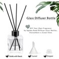 thumbnail image 2 of Agidea 4PCS Glass Diffuser Bottles, Refillable Diffuser Bottles Square Shape with 20pcs Reeds Sticks & Black Caps & Funnel, 3.66" High 150ml 5.29 fl oz. Diffuser Jars for Home Oil Fragrance Decoration, 2 of 6
