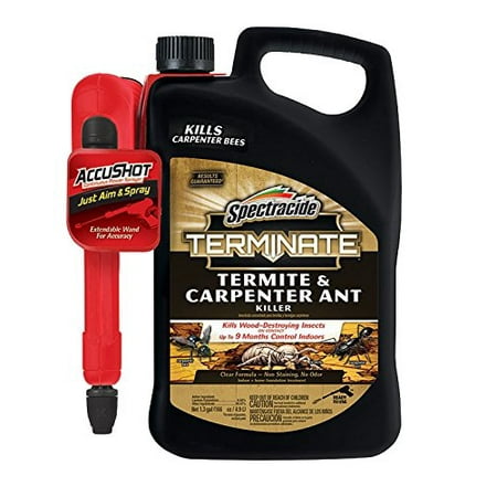 Spectracide Terminate Termite & Carpenter Ant Killer, AccuShot Sprayer, (Best Termite Killer Spray)
