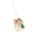thumbnail image 1 of Decoración colgante navideña para niños, cinco años de edad, chimenea de madera, almacenamiento de dinero. Árbol de Navidad, 1 of 9