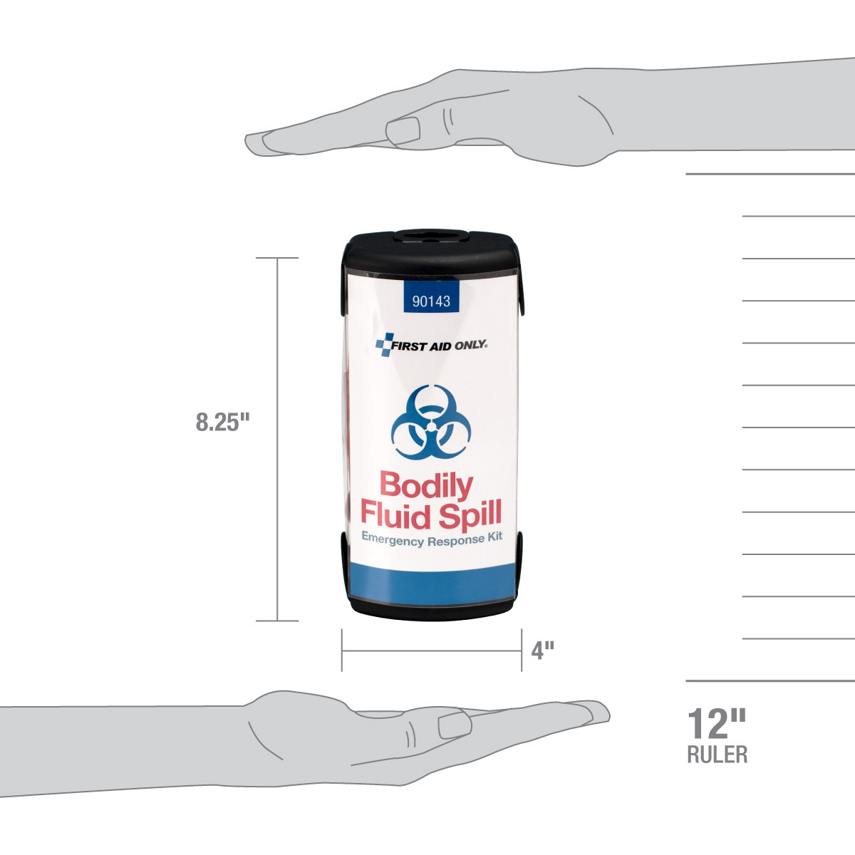 First Aid Only 18 Piece Fluid Spill Response Kit