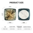 thumbnail image 6 of Lsque Vintage Compass Printed Square Couch Cushion Covers, Floral Sofa Cushion Covers Replacement, Stretch Couch Covers for Couch-16.9in, 6 of 9